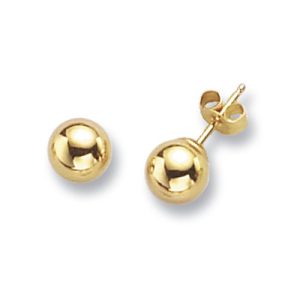 9CT PR 6MM BALL STUDS