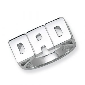 Gts Silver Dad Latt Ring