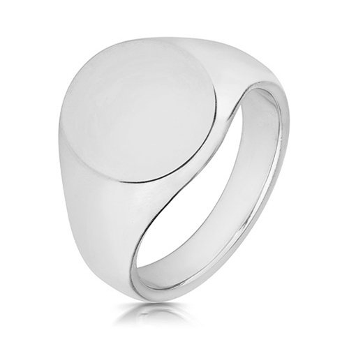 Sil Oval Signet Ring