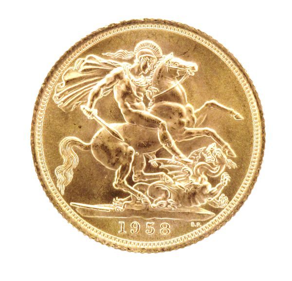 1958 FULL SOV LOOSE COIN