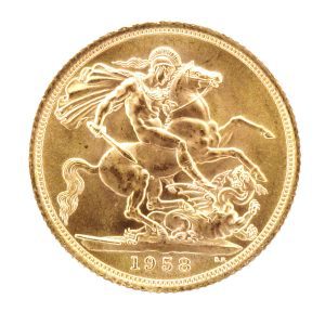 1958 FULL SOV LOOSE COIN