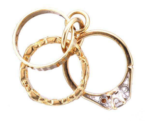 9CT X3 RINGS (WED-ENG-ET)