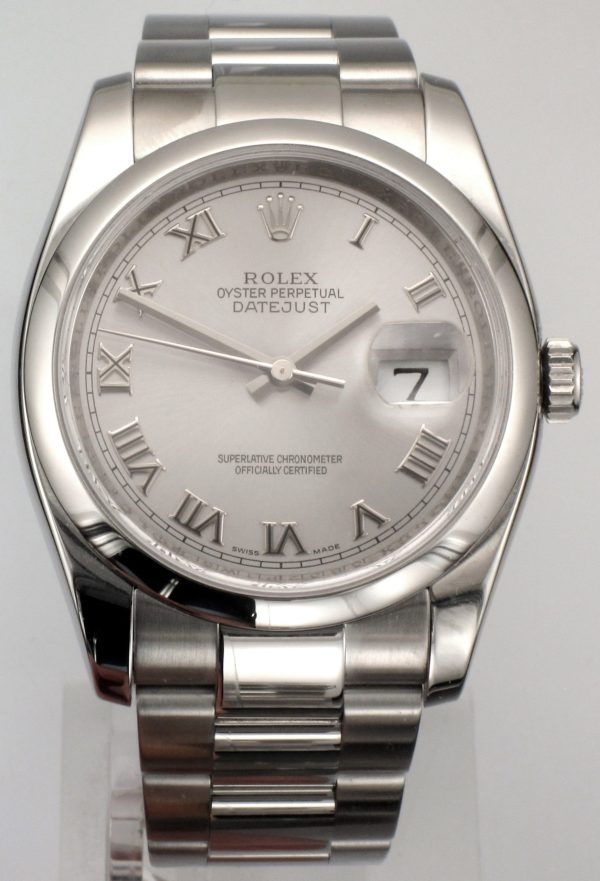 Steel Oyster Perp Datejust Rolex Watch