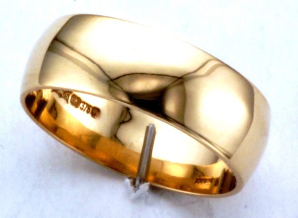 9CT 6.5MM PLN D WEDD BAND