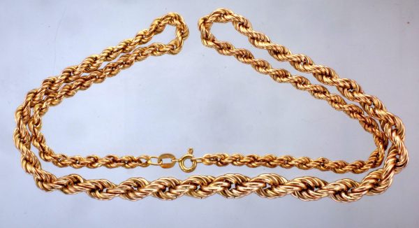 9CT 18" GRAD ROPE CHAIN