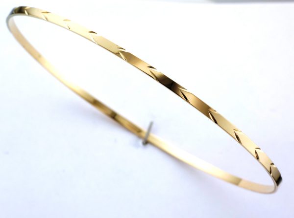 9CT 1.9MM DC SLAVE BANGLE