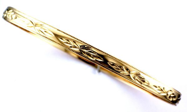 9CT 4.8MM DC SLAVE BANGLE