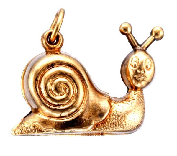 VINTAGE-9CT HOLL SNAIL PD