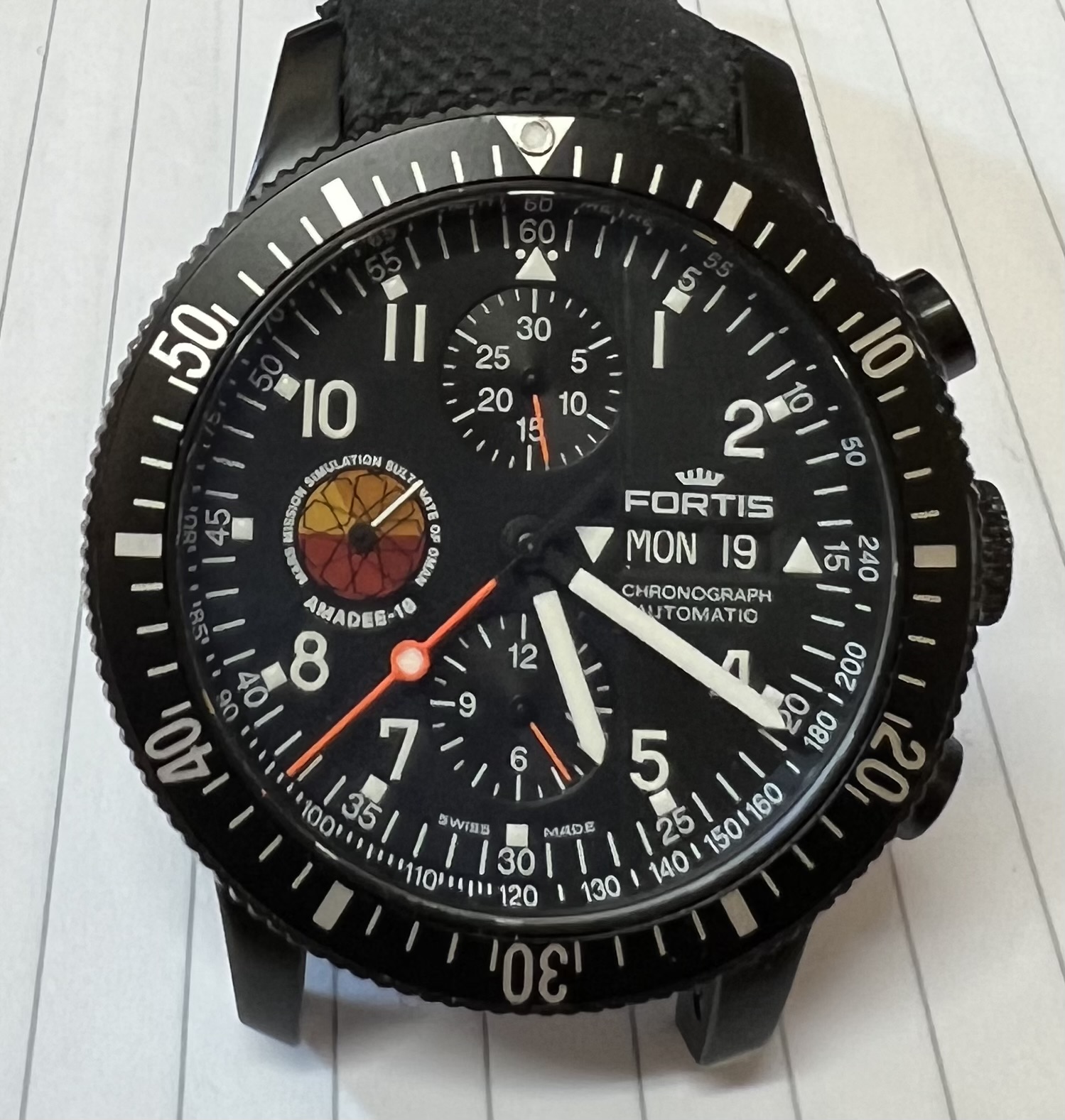 Fortis B-42 Cosmonaut Amadee-18 Chronograph Automatic Watch - Image 9