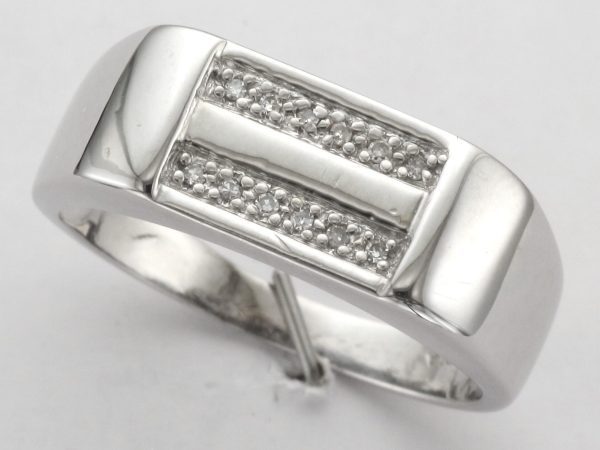 9CTW 12ST DIA SIG RING