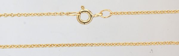 9CT 18.5" 1MM TRACE CHAIN