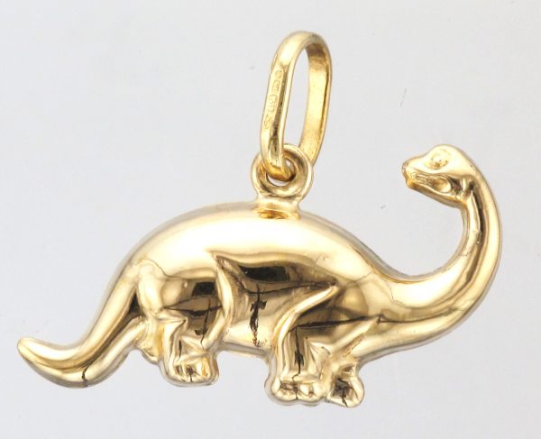 9CT HOLLOW DINOSAUR CHARM