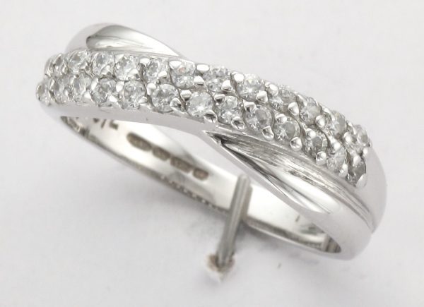 9CTW CZ 2-RW PAVE XO BAND