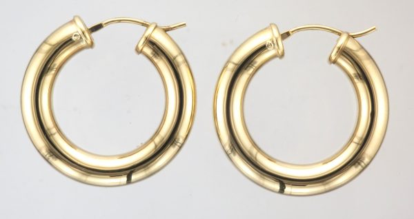 9CT PR 26MM PLN TUBE HOOP