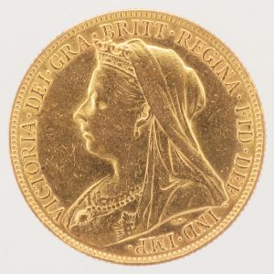 1900 FULL SOVEREIGN COIN