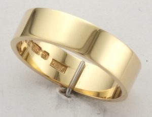 9CT 5.1MM PLN FLAT BAND