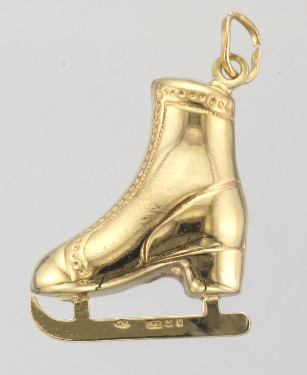 9CT HOLL SKATE BOOT CHARM