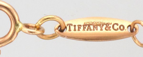 Tiffany & Co - 18ct Rose Gold Elsa Peretti Chain & Bean Pendant - Image 3