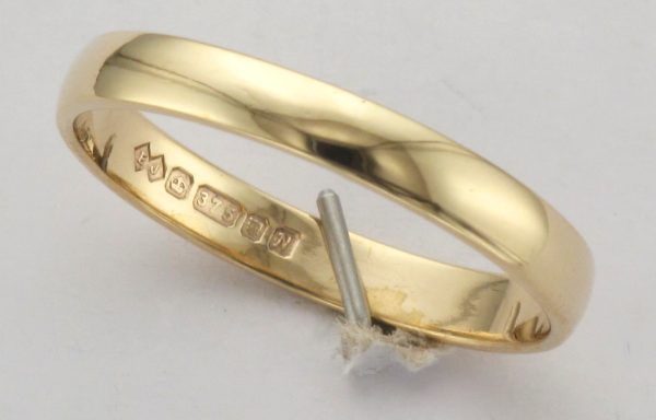9CT 2.8MM PLN COURT BAND