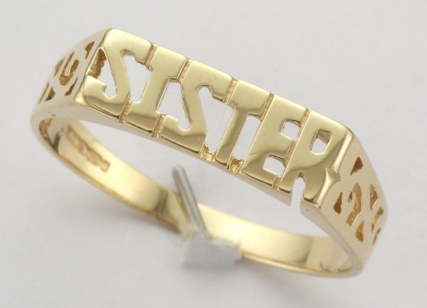9CT SISTER RG-OPN SCRL SH