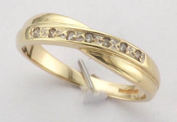 9CT 7ST DIA ILL X/O BAND