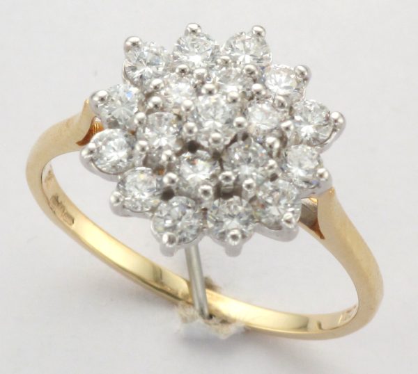 9CT 20ST CZ CLW HEX CL RG