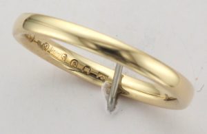 9CT 2.3MM COURT WEDD BAND