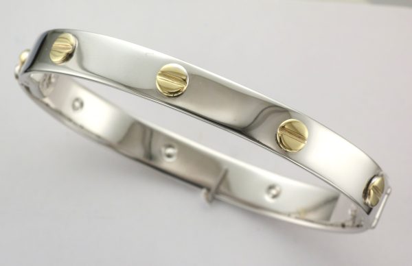 9CT M/C SCREW TOP BANGLE