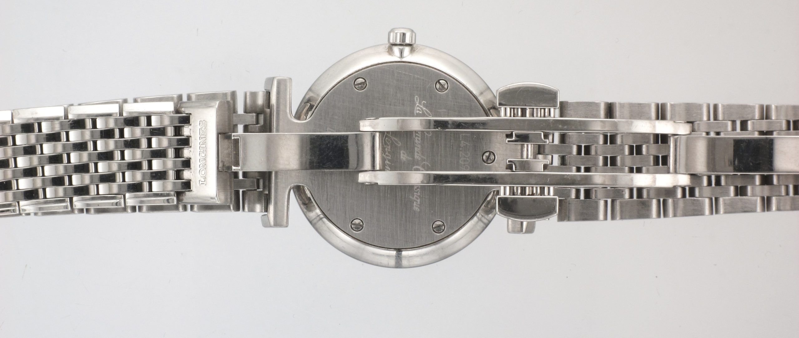 Steel Longines Classic Quartz Diamond Mother Of Pearl Dial Watch - Image 3