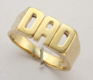 9CT DAD RING & FLT BRK SH
