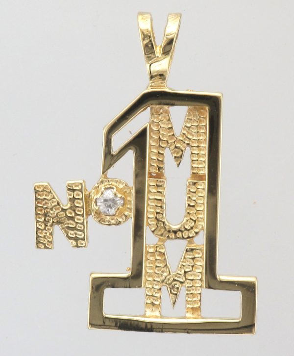9CT S/S C/Z NO 1 MUM PEND