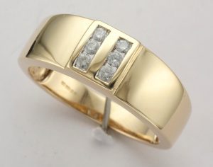 9CT 9ST DIA CHAN SET BAND