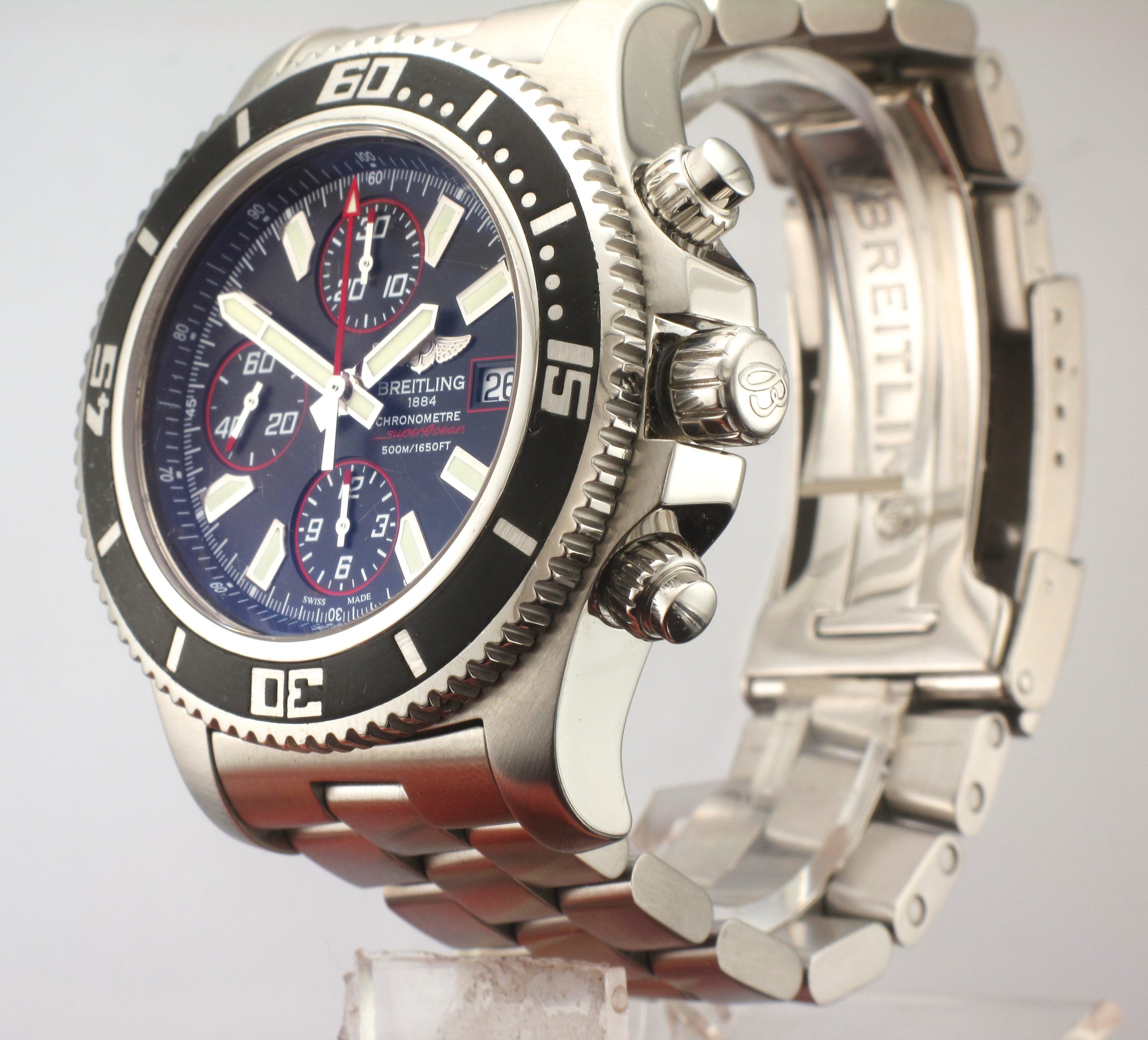 Steel Breitling SuperOcean Automatic Watch - Image 2