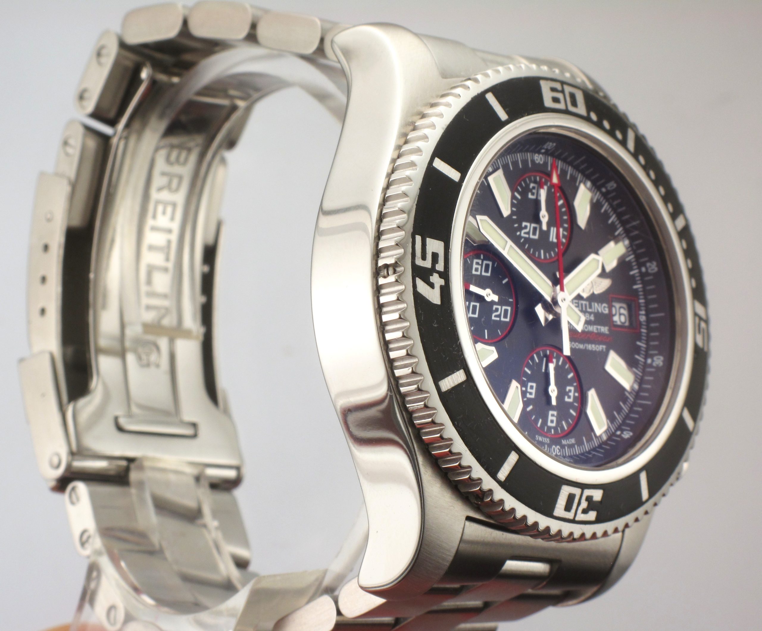 Steel Breitling SuperOcean Automatic Watch - Image 3