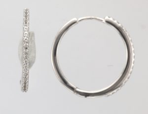 14CTW PR C/Z 17MM HOOPS