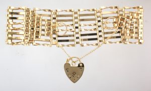 9CT 8 BAR GATE BLET & PAD