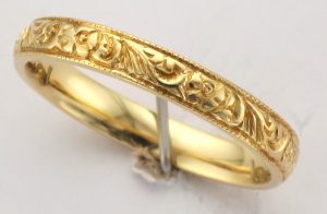 18CTY 3.1MM ENG WEDD BAND