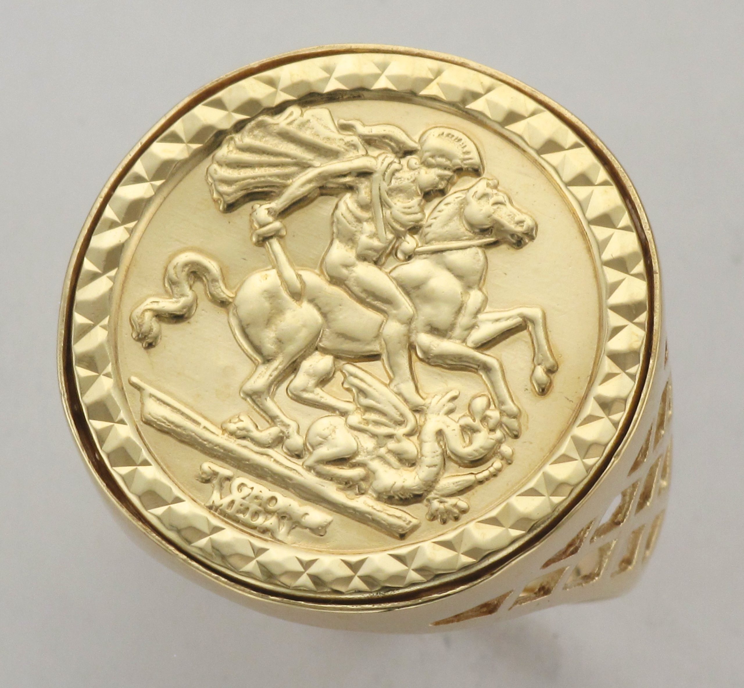 9CT RND D/C MTD ST GEO RG