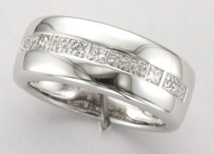 18CTW PRINC/BRIL DIA BAND