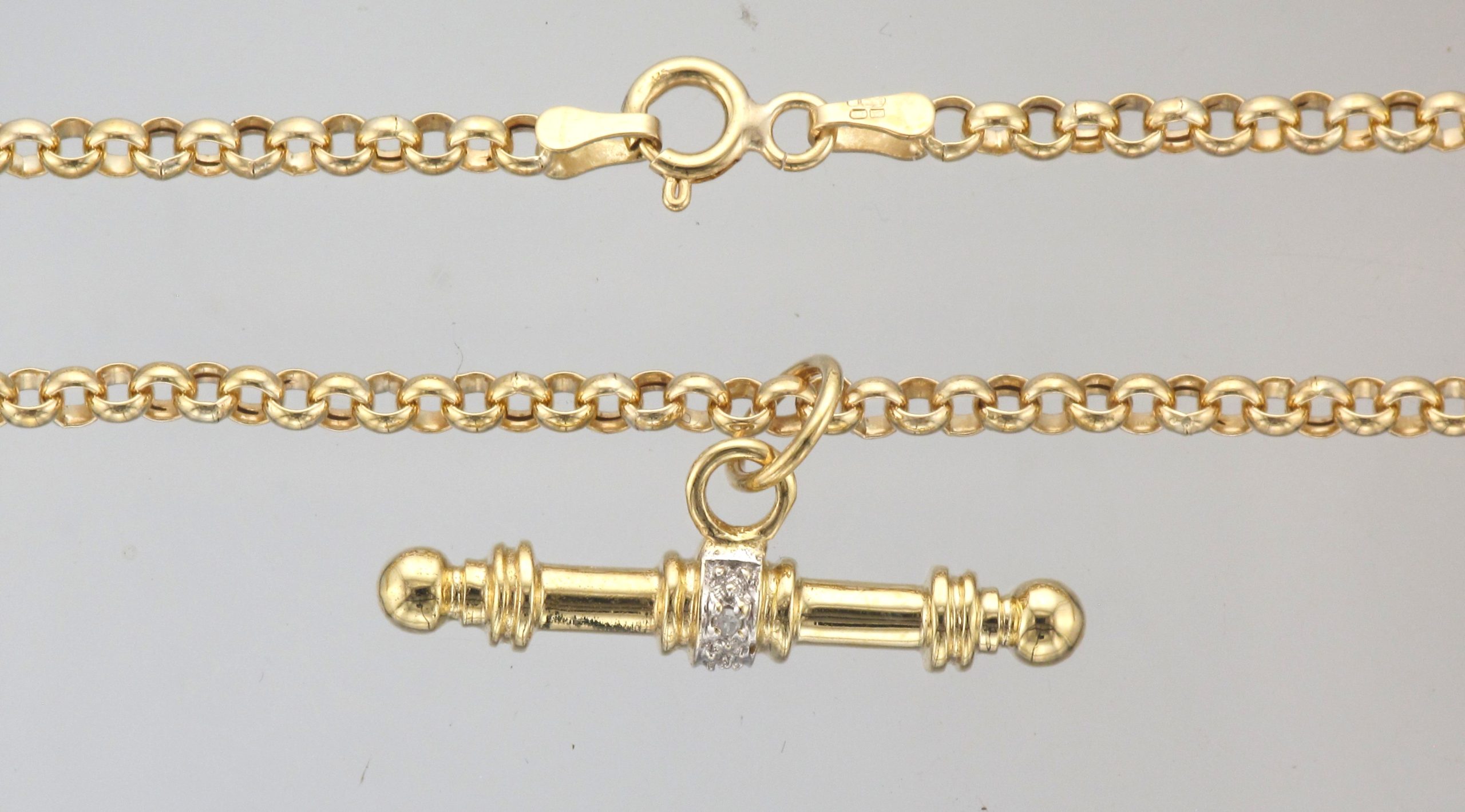 9CT HOLL BEL NK & DIA T/B