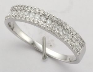 18CTW DIA 3-RW HALF ETERN