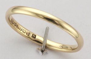 9CT 2.1MM PLN D WEDD BAND