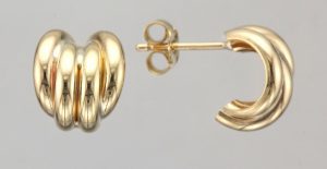 9CT PR RIB CURVE CUFF E/R