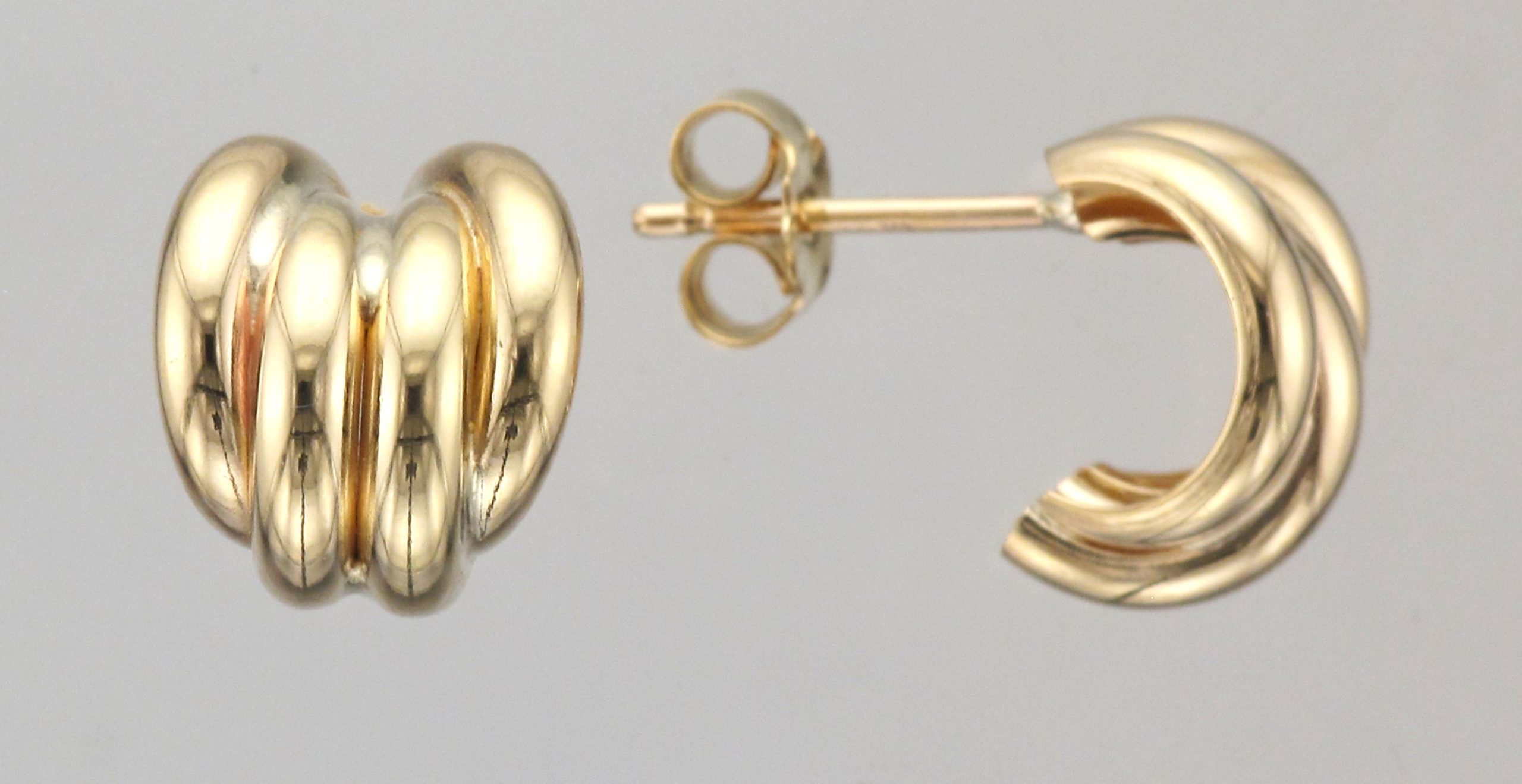 9CT PR RIB CURVE CUFF E/R