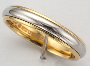 18CTY/PLAT 4MM WEDD BAND
