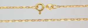 9CT 16" FILED OVAL BEL NK