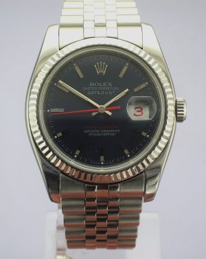 SS ROLEX T-O-G BL DIAL BW