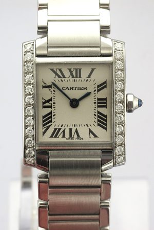 S/S CARTIER FRANC DIA B/W